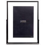 Cadre photo en mtal noir 10x15