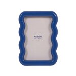 Cadre photo ondul bleu 10x15