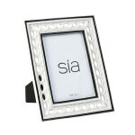 Cadre photo en polyrsine blanc 18x13