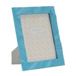Cadre en r�sine bleu 20x2x25 cm