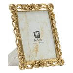 Cadre en rsine dore 26, 9x2x32, 3 cm (mesure intrieure 20x25 cm)