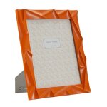 Cadre en rsine orange 25, 8x2x31 cm