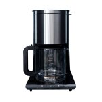 Cafetière à filtre noir et acier inoxydable Cafetière à filtre noir et acier inoxydable