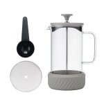 Cafetire  piston en acier inoxydable 1l