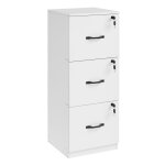 Caisson de bureau  3 tiroirs rail de suspension rglable blanc nuage