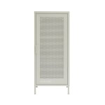 Caisson de bureau mtal beige sable h105cm