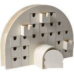 Calendrier de l'avent igloo 44x32cm