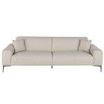 Canap 3 / 4 places gris clair chin