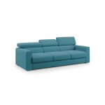 Canapé à 3 assises en tissu imperméable 240 cm bleu ciel Canapé à 3 assises en tissu imperméable 240 cm bleu ciel