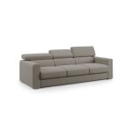 Canapé à 3 assises en tissu imperméable 240 cm taupe Canapé à 3 assises en tissu imperméable 240 cm taupe