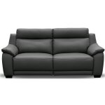 Canapé 3 places avec 2 relax électriques en cuir anthracite Canapé 3 places avec 2 relax électriques en cuir anthracite