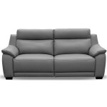Canapé 3 places avec 2 relax électriques cuir gris foncé Canapé 3 places avec 2 relax électriques cuir gris foncé