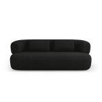 Canapé 3 places en tissu bouclé noir Canapé 3 places en tissu bouclé noir