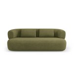 Canapé 3 places en tissu bouclé vert Canapé 3 places en tissu bouclé vert
