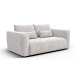 Canap� 3 places, tissu ecru