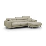 Canap d'angle 260 cm droit crme