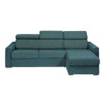 Canap� d'angle 5 places bleu