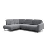 Canap d'angle 5 places gauche , gris