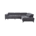 Canapé d'angle 5 places gris anthracite Canapé d'angle 5 places gris anthracite