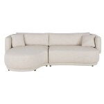 Canapé d'angle gauche 3 / 4 beige sable Canapé d'angle gauche 3 / 4 beige sable