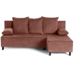 Canap� d'angle r�versible convertible 4 places en tissu textur�