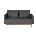 Canapé clic clac 2 / 3 places gris anthracite Canapé clic clac 2 / 3 places gris anthracite