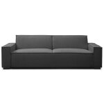 Canap� clic - clac 3 places roger tissu bouclette gris