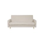 Canap clic clac premier cru beige, couchage directe 190 x 120
