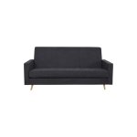Canap clic clac premier cru graphite, couchage directe 190 x 120