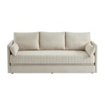 Canap convertible 3 places beige