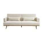 Canap� convertible 3 places blanc