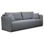 Canap convertible 3 places gris