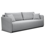 Canap convertible 3 places gris clair