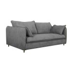 Canap� convertible 3 places en tissu gris
