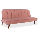 Canap� convertible clic - clac olympia velours rose