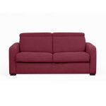 Canapé convertible couchage 160x190cm en tissu bordeaux Canapé convertible couchage 160x190cm en tissu bordeaux
