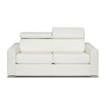 Canap convertible cuir 3 places blanc