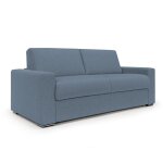 Canapé convertible matelas h20 220 cm bleu Canapé convertible matelas h20 220 cm bleu