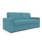 Canapé convertible matelas h20 220 cm bleu ciel Canapé convertible matelas h20 220 cm bleu ciel