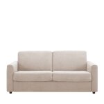 Canapé convertible ouverture express 3 places en tissu - beige Canapé convertible ouverture express 3 places en tissu - beige