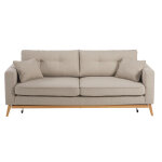 Canapé convertible style scandinave 3 / 4 places beige Canapé convertible style scandinave 3 / 4 places beige