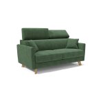 Canap convertible avec ttires rglables 180 cm vert