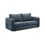 Canap convertible en tissu bleu 3 places