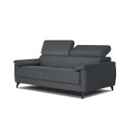 Canap droit 3 places xxl tissu graphite