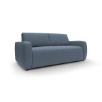 Canap lit matelas h20 en tissu impermable 195 cm bleu