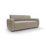 Canap lit matelas h20 en tissu impermable 195 cm brun