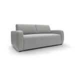Canap lit matelas h20 en tissu impermable 215 cm gris clair