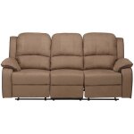 Canapé microfibre 3 places taupe Canapé microfibre 3 places taupe