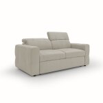 Canap avec pouf amovible 193 cm crme