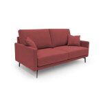 Canap� en tissu imperm�able 140 cm rouge